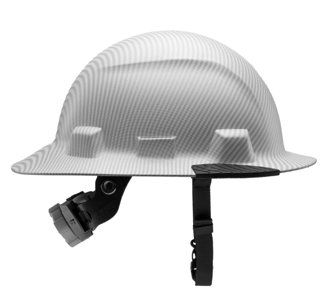IDAX-White Carbon Fiber-Full Brim-Type 1 Class C & E