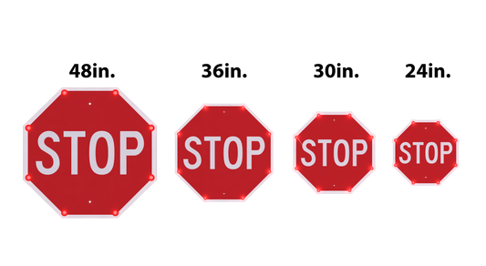 R1-1-Flashing Stop Sign-30"-w/Solar-24/7 Flash