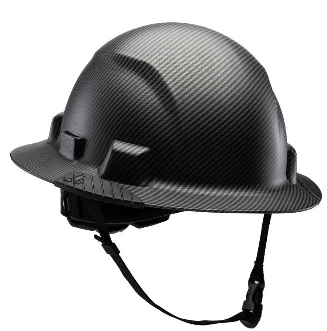IDAX-Black Carbon Fiber-Full Brim-Type 1 Class C & E